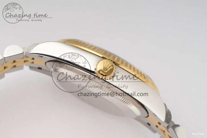 MiroTime 1221 GoodFit DateJust 36 SS YG DIWF 1:1 Best Edition 904L Steel White MOP Diamonds Dial on Jubilee Bracelet SA 2324